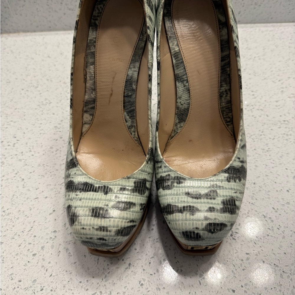 Fendi Fendista Women's Patterned platform Heels